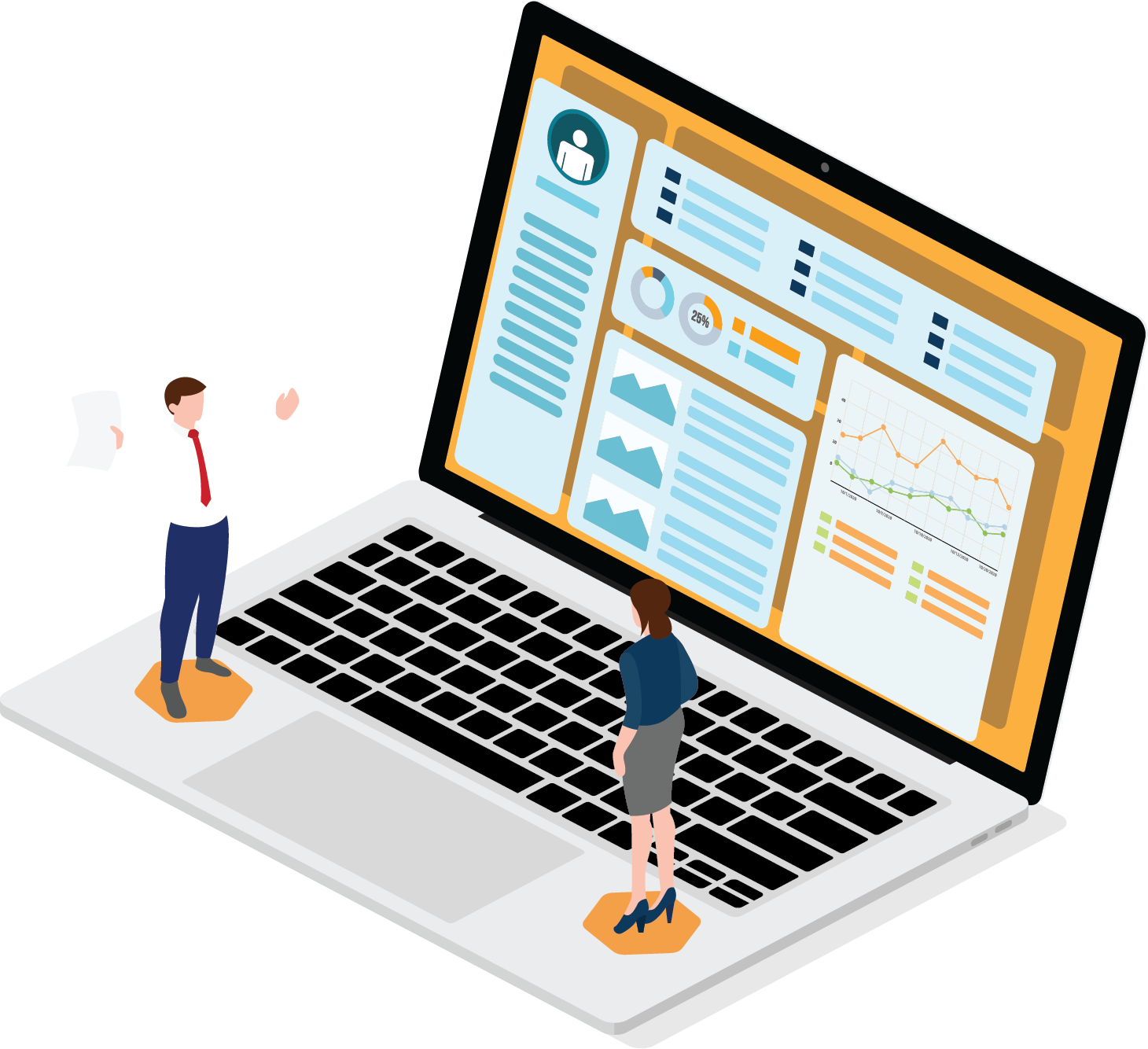 Illustratie werkproces OSP